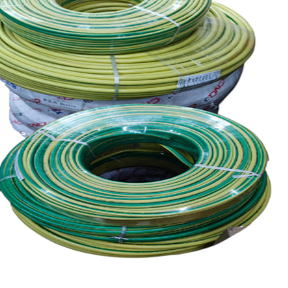 Grippes 35mm Grounding Cable Durable Wire Yellow/Green BVR35MM