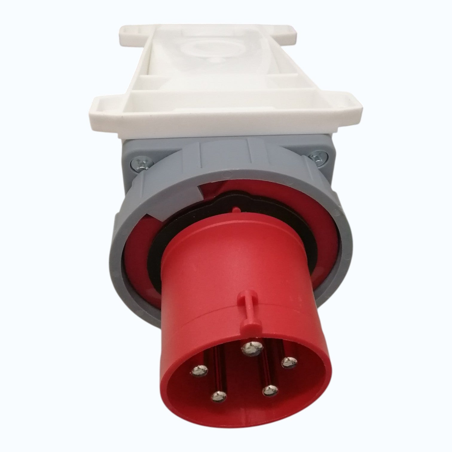 Grippes 63A 3P+N+E 220V-415V Industrial Male Plug Wall Type , Industrial Surface-Mount Male Socket IP67 Weatherproof