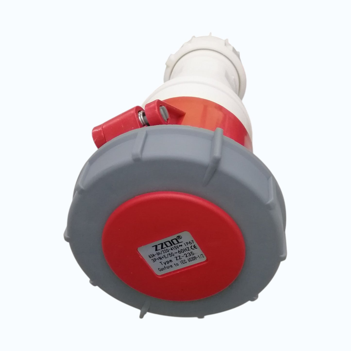 Grippes 63A 3P+N+E 250V-415V Industrial Outlet Connector Type , Industrial Coupler Female Connector IP67 Weatherproof