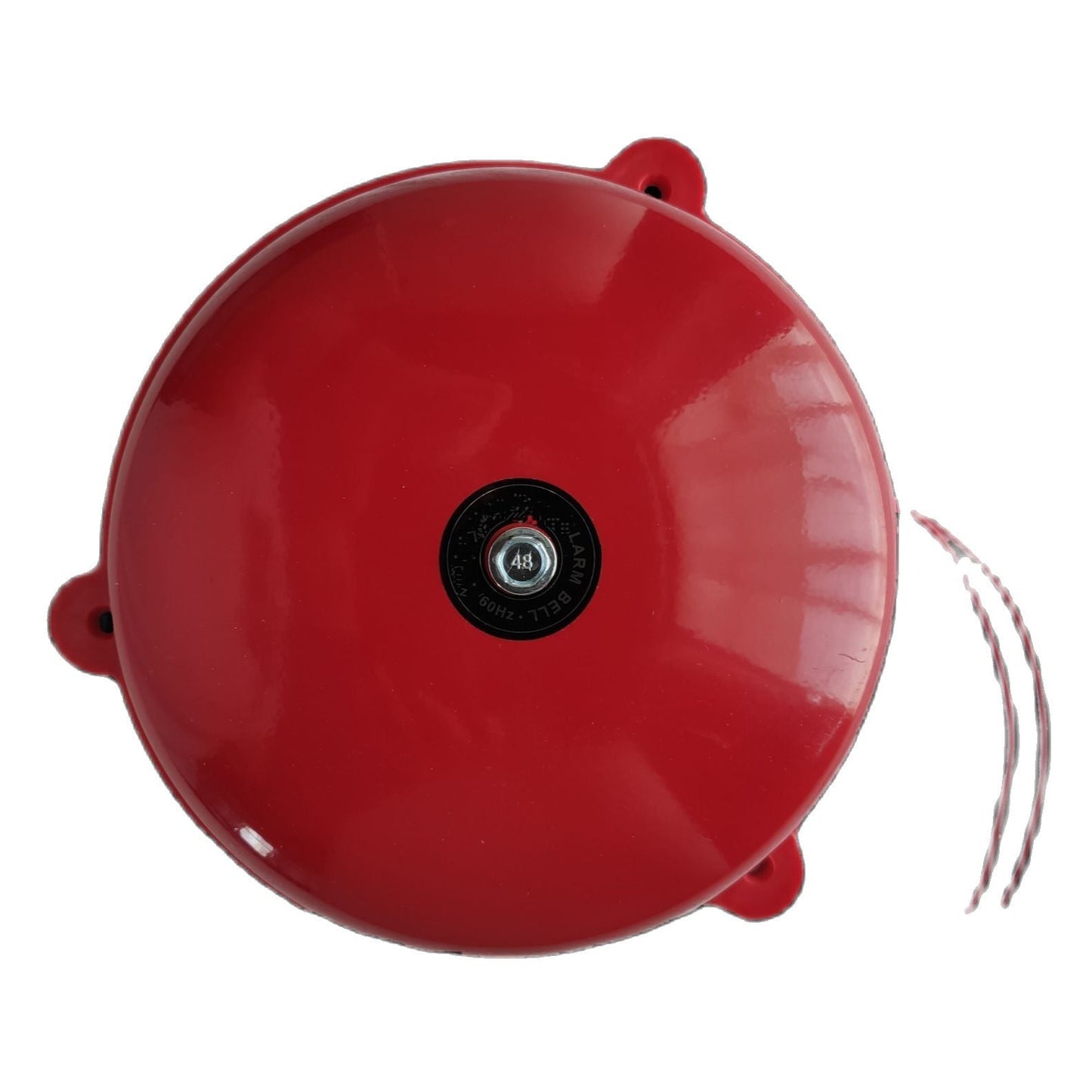 Grippes 6 Inches Fire Alarm Bell 220V 150mm Red Round Bell Electx Electrical Supply