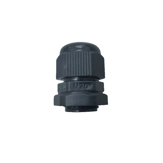 Grippes Cable Gland M20 6-12mm in black for secure cable management and protection