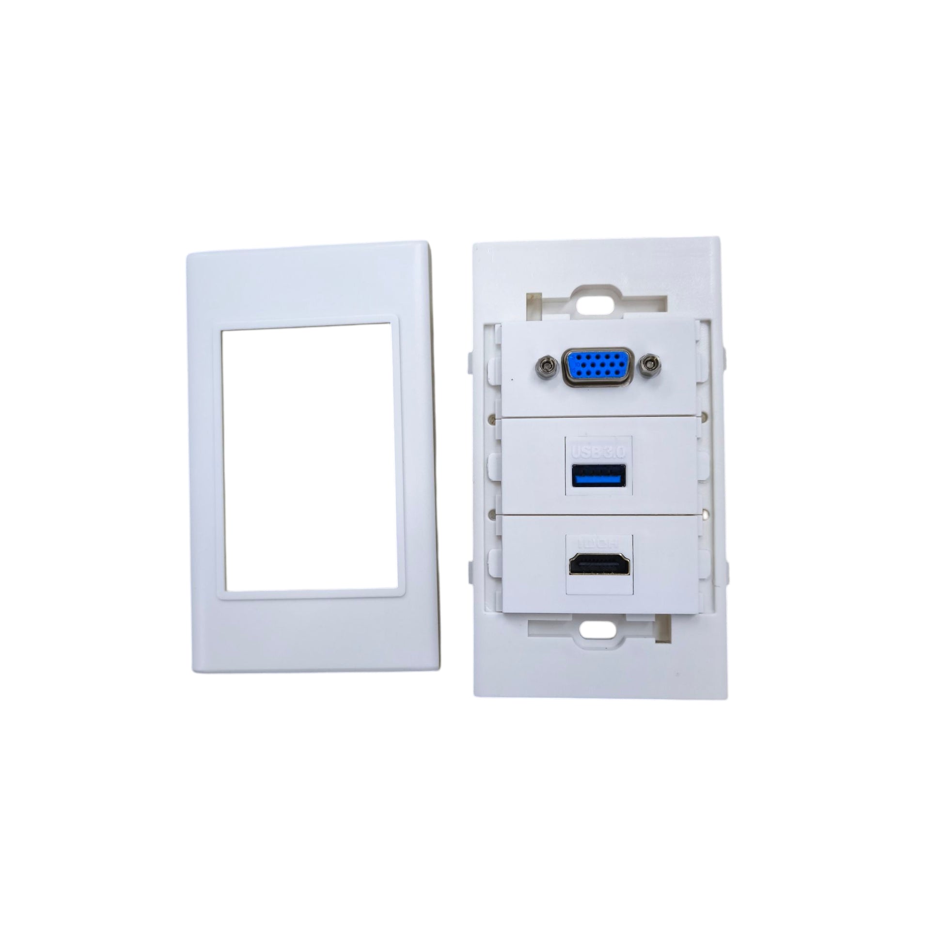 Grippes HDMI VGA USB Outlet Wall type 1.4V, Video Outlet, VGA Outlet, USB Outlet