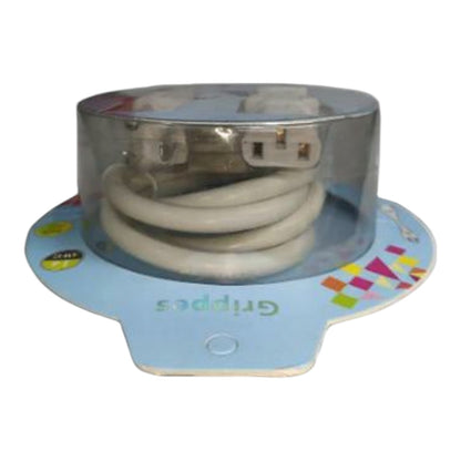 Cable management product with colorful base and clear top on a white  Grippes Heavy Duty AC Cord AWG 14/3 2.0mm 1.2M North American IEC 60320 C13 to Type B NEMA 5-15  For Rice Cooker and Other Appliances Electx Electrical Supply 1background