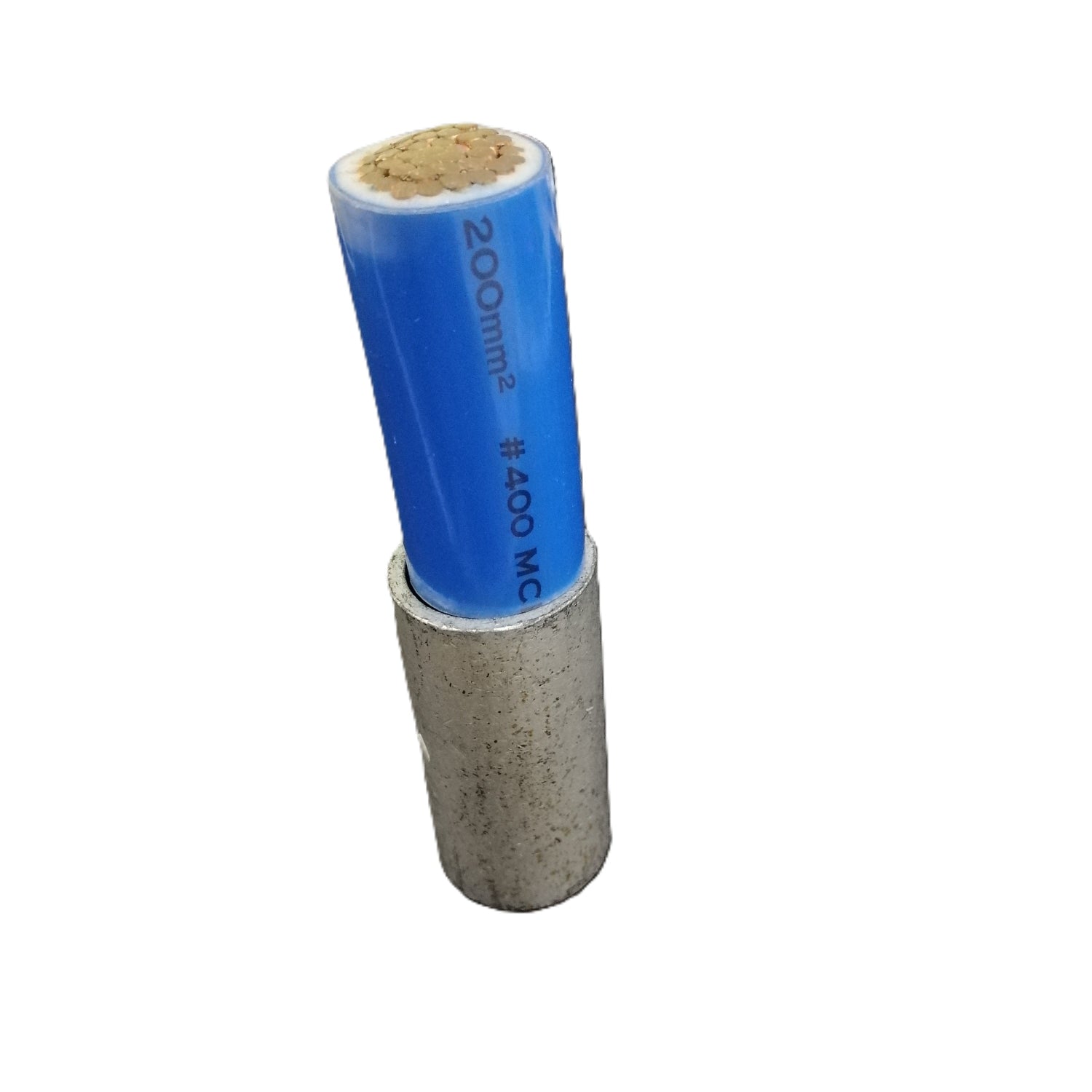 Grippes Non-Insulated Butt Connector for AWG Size 400MCM 200mm Electx Electrical Supply