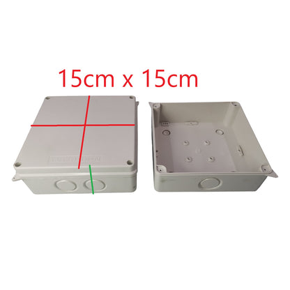 Grippes PVC Box 150x150x70 N type, Plastic Box, Plastic Junction Box Weather Proof for CCTV Wire Connection
