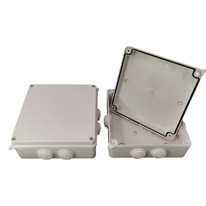 Grippes PVC Box 150x150x70 O Type, PVC Junction Box, Plastic Utility Box, Plastic Junction Box White