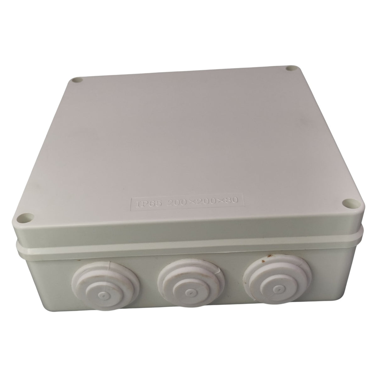 Grippes PVC Box 200x200x80 O Type, Junction Box Big, Plastic Box, Plastic Box - photo 3