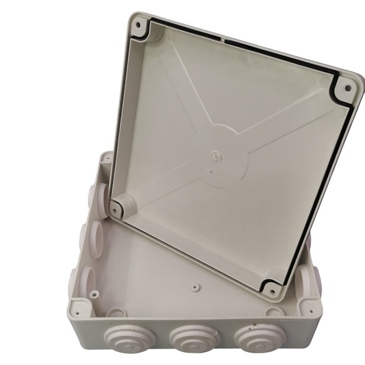 Grippes PVC Box 200x200x80 O Type, Junction Box Big, Plastic Box, Plastic Box