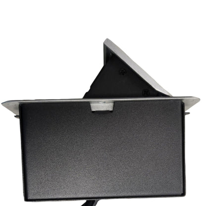 Ceiling-mounted rectangular light fixture on a white background