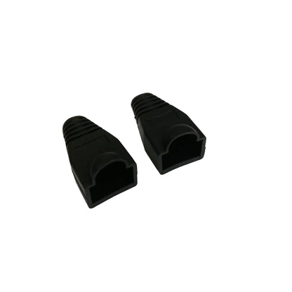 Grippes Rubber Boot RJ45 Rubber Boot, Cat5 and Cat6 Rubber Boot Black
