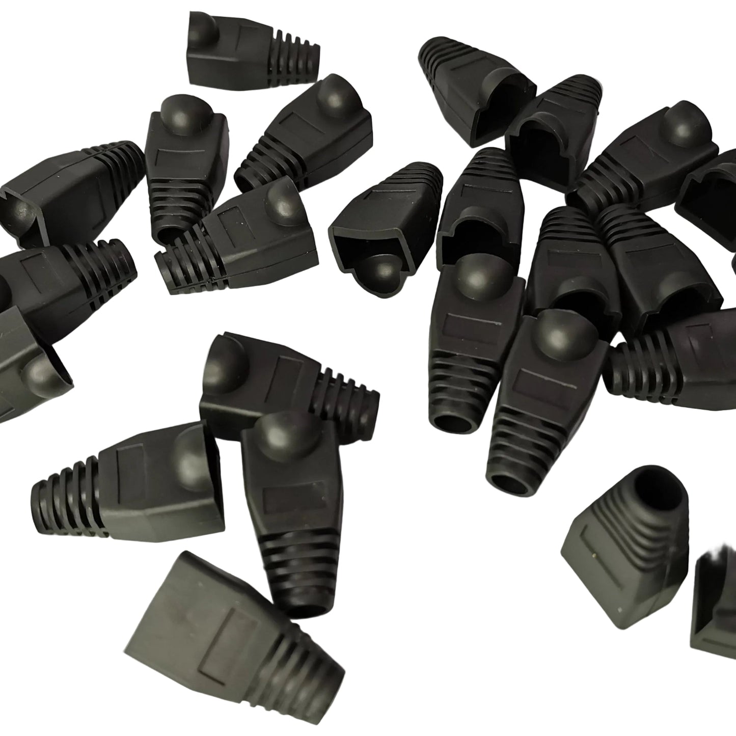 Grippes Rubber BooT RJ45 Rubber Boot, Cat5 and Cat6 Rubber Boot Black