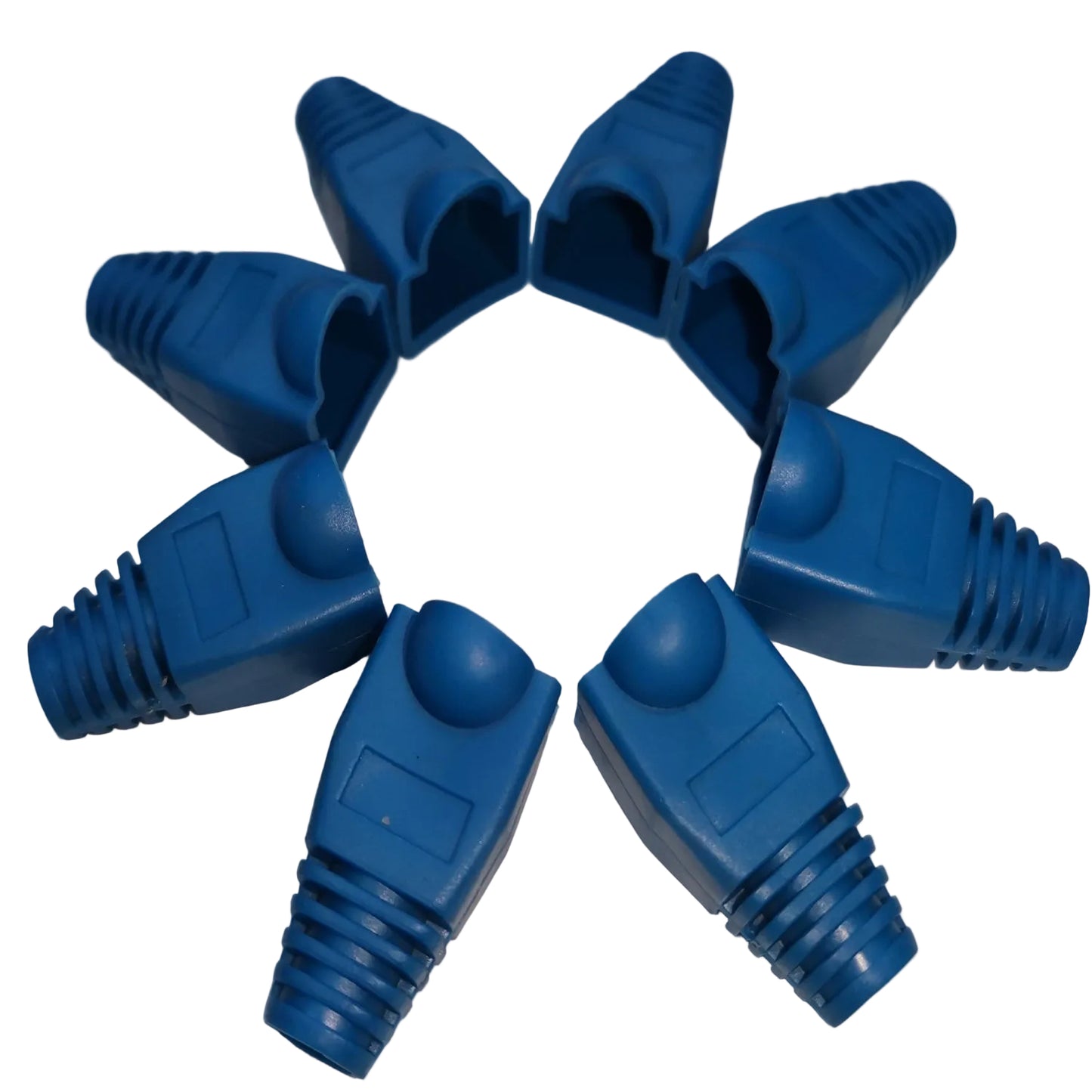 Grippes Rubber BooT RJ45 Rubber Boot, Cat5 and Cat6 Rubber Boot Blue