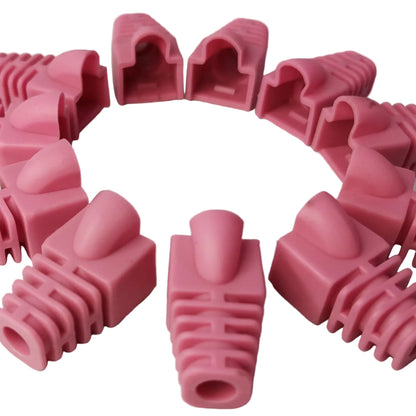 Grippes Rubber BooT RJ45 Rubber Boot, Cat5 and Cat6 Rubber Boot Pink