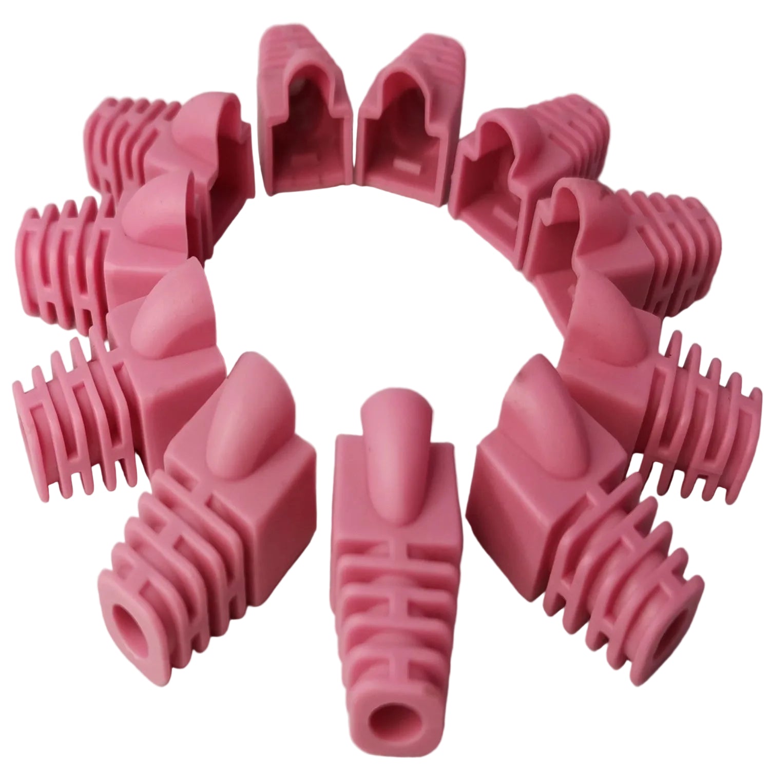 Grippes Rubber BooT RJ45 Rubber Boot, Cat5 and Cat6 Rubber Boot Pink