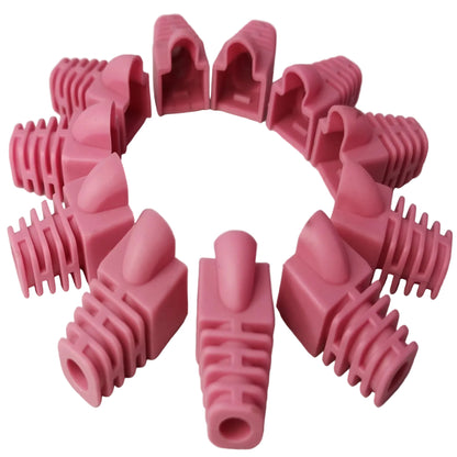 Grippes Rubber BooT RJ45 Rubber Boot, Cat5 and Cat6 Rubber Boot Pink