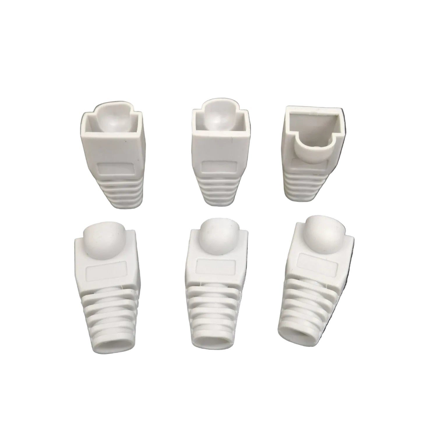 Grippes Rubber Boot RJ45 Rubber Boot, Cat5 and Cat6 Rubber Boot Gray