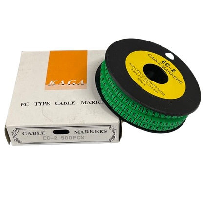 Grippes (5) Cable Marker 3.6mm to 5.2mm 500pcs EC-2G