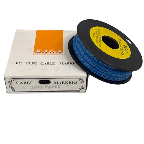 Grippes (7) Cable Marker 5.0mm to 7.2mm  (350pcs) Blue   EC-3B(8)