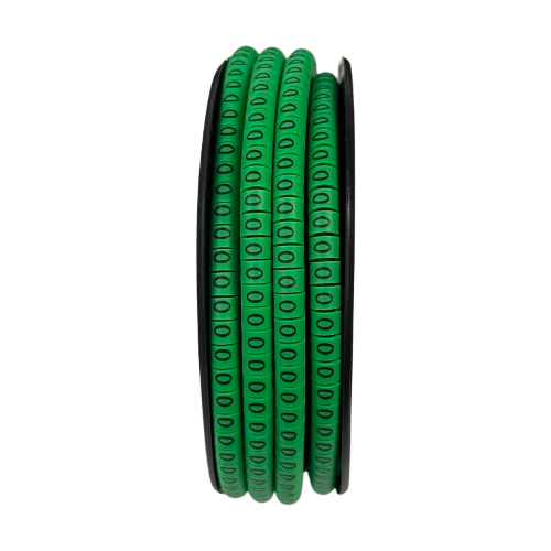Cable (O) Marker EC-1 Green 2.6mm to 4.2mm 1000pcs 1 Roll   EC-1G(O)