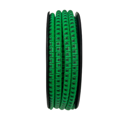Cable (W) Marker EC-1 Green 2.6mm to 4.2mm 1000pcs 1 Roll   EC-1G(W)