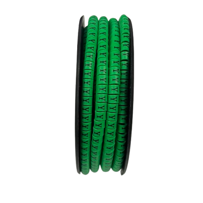 Cable (Y) Marker EC-1 Green 2.6mm to 4.2mm 1000pcs 1 Roll   EC-1G(Y)
