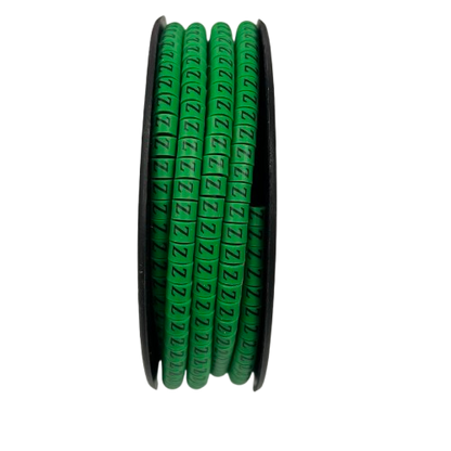 Cable (Z) Marker EC-1 Green 2.6mm to 4.2mm 1000pcs 1 Roll   EC-1G(Z)