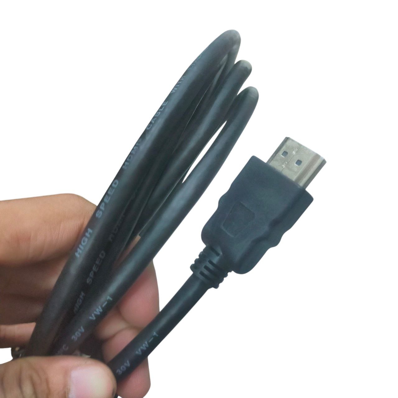 HDMI Cable Male to Male Audio/Video Cable 2 Meters Black