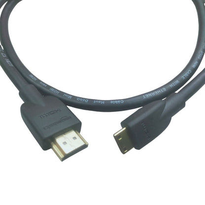 HDMI to HDMI Mini HIgh Speed Reliable Video & Audio Cable 1 Meter Black
