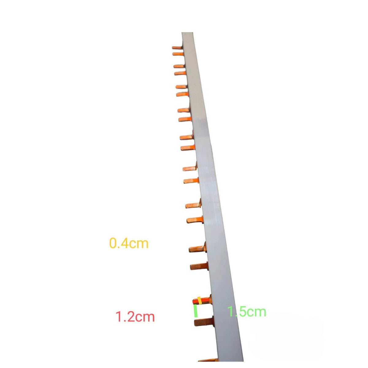 HIMEL Bus Bar 2 Pole 2P 2POLE for 2 Pole Miniature - HBBT2P125A15P 2Pins to 54Pins
