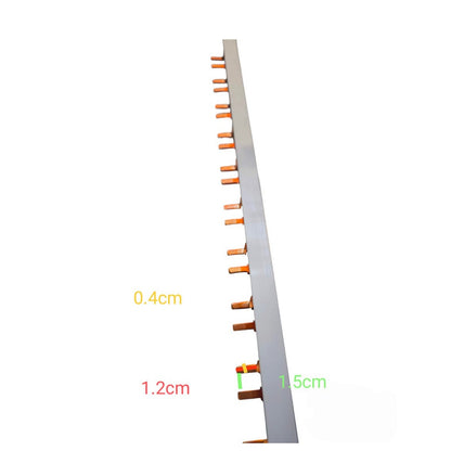 HIMEL Bus Bar 2 Pole 2P 2POLE for 2 Pole Miniature - HBBT2P125A15P 2Pins to 54Pins