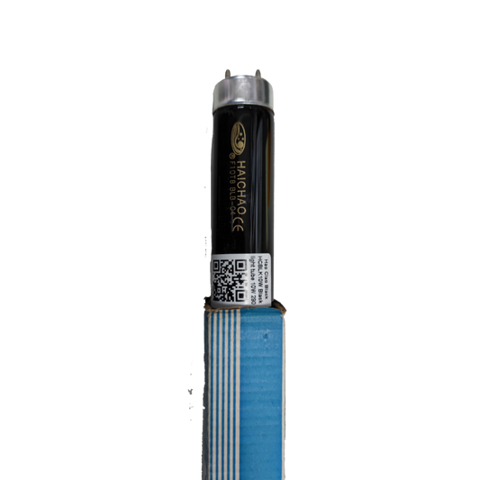 Haichao 10W T8 black light fluorescent tube for enhanced visibility and lighting effects