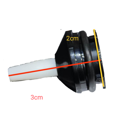 Hakko soldering pump nozzle with clear design for precise solder removal and efficient heat management