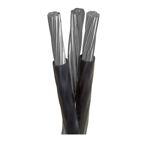 Hallux Service Drop Wire Triplex AWG 67 14mm 2 Cable Insulated and 1 Bare 500metersRoll