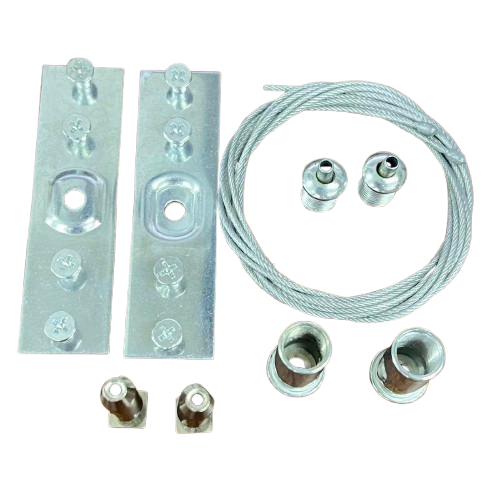 Hanging Accessories ( 2pcs Anti rust Wire 1meter each + 2pcs Stainless sheet +2pcs Connecting Pcs + 4pcs Screws) For Track Light