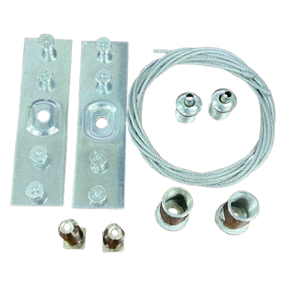 Hanging Accessories ( 2pcs Anti rust Wire 1meter each + 2pcs Stainless sheet +2pcs Connecting Pcs + 4pcs Screws) For Track Light