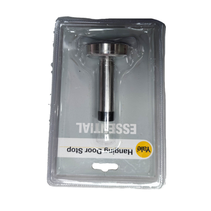 Yale heavy duty hanging door stop in packaging designed for durable door protection