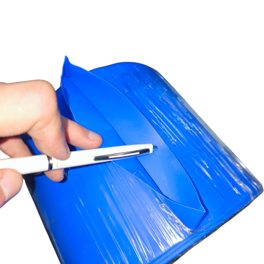 Heat Shrinkable Tube 100mm Blue 16.5cm Width 1:2 Ratio 125 Degrees Celsius 1000V 1 Meter Per Order 25 Meters Per Roll