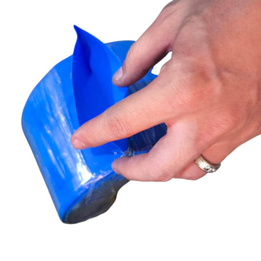 Heat Shrinkable Tube 70mm Blue 1 Meter Per Order 125 Degrees Celsius 2:1 Ratio 1000V Insulation 25 Meters Per Roll