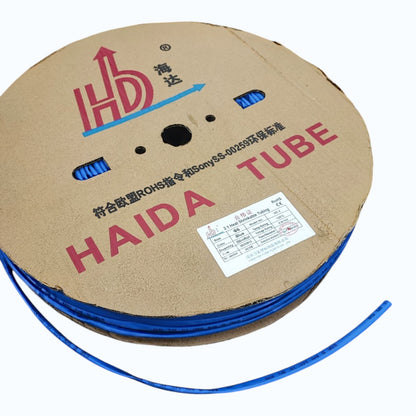 Heat Shrinkable Tube Blue (6mm) for 8.0mm 8/7 AWG Temp. rating 125°C,Voltage Rating 0.6/1kV 200meters per roll