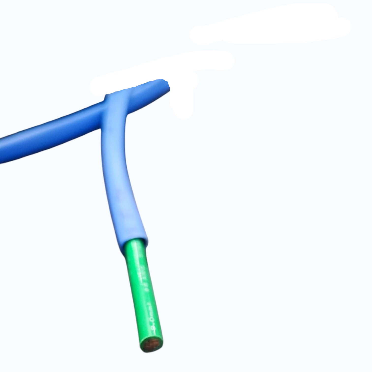 Heat Shrinkable Tube Blue (6mm) for 8.0mm 8/7 AWG Temp. rating 125°C,Voltage Rating 0.6/1kV 200meters per roll