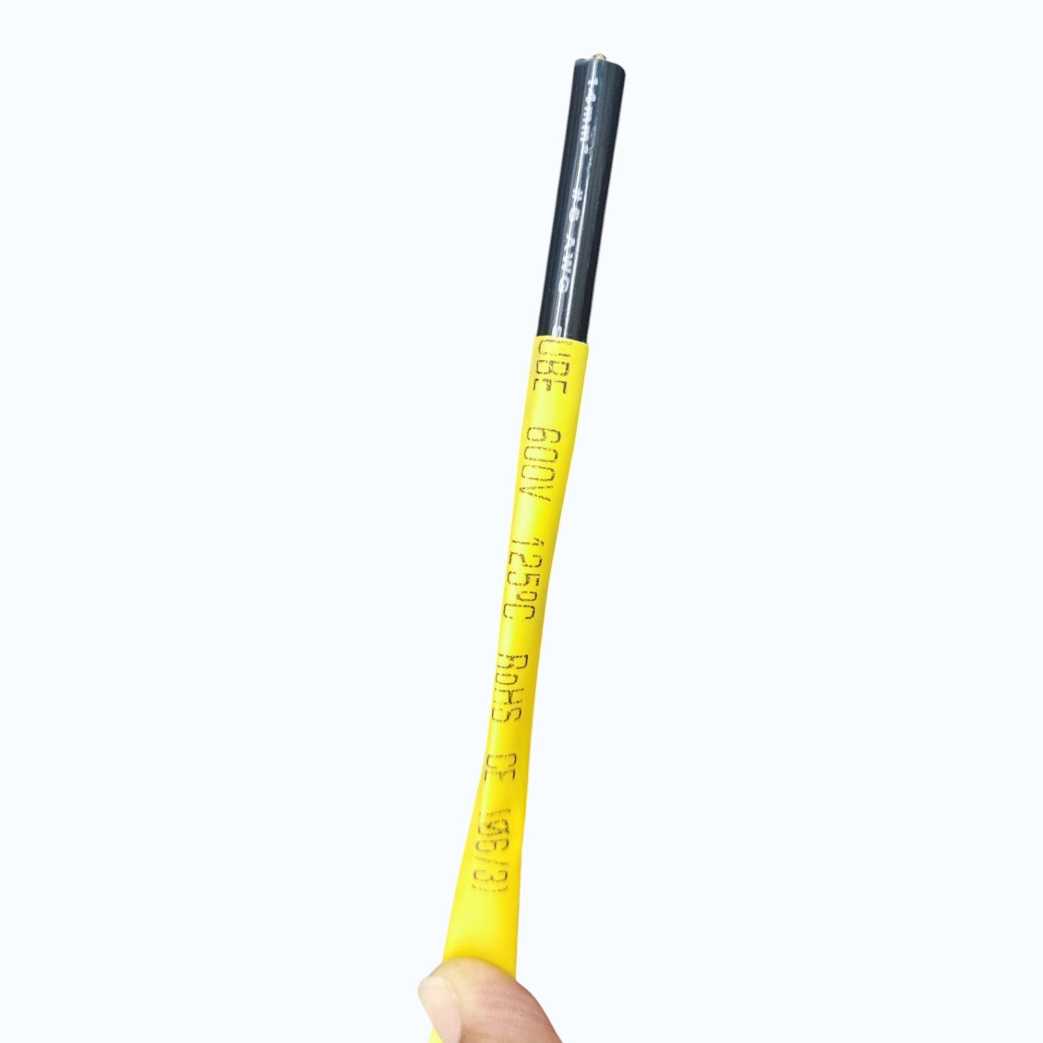 Heat Shrinkable Tube Yellow (6mm) for 8.0mm-14mm 8/7 -6/7 AWG Temp. rating 125°C,Voltage Rating 0.6/1kV 200meters per roll