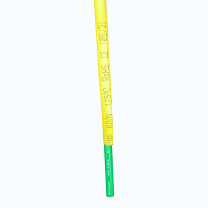 Heat Shrinkable Tube Yellow (6mm) for 8.0mm-14mm 8/7 -6/7 AWG Temp. rating 125°C,Voltage Rating 0.6/1kV 200meters per roll