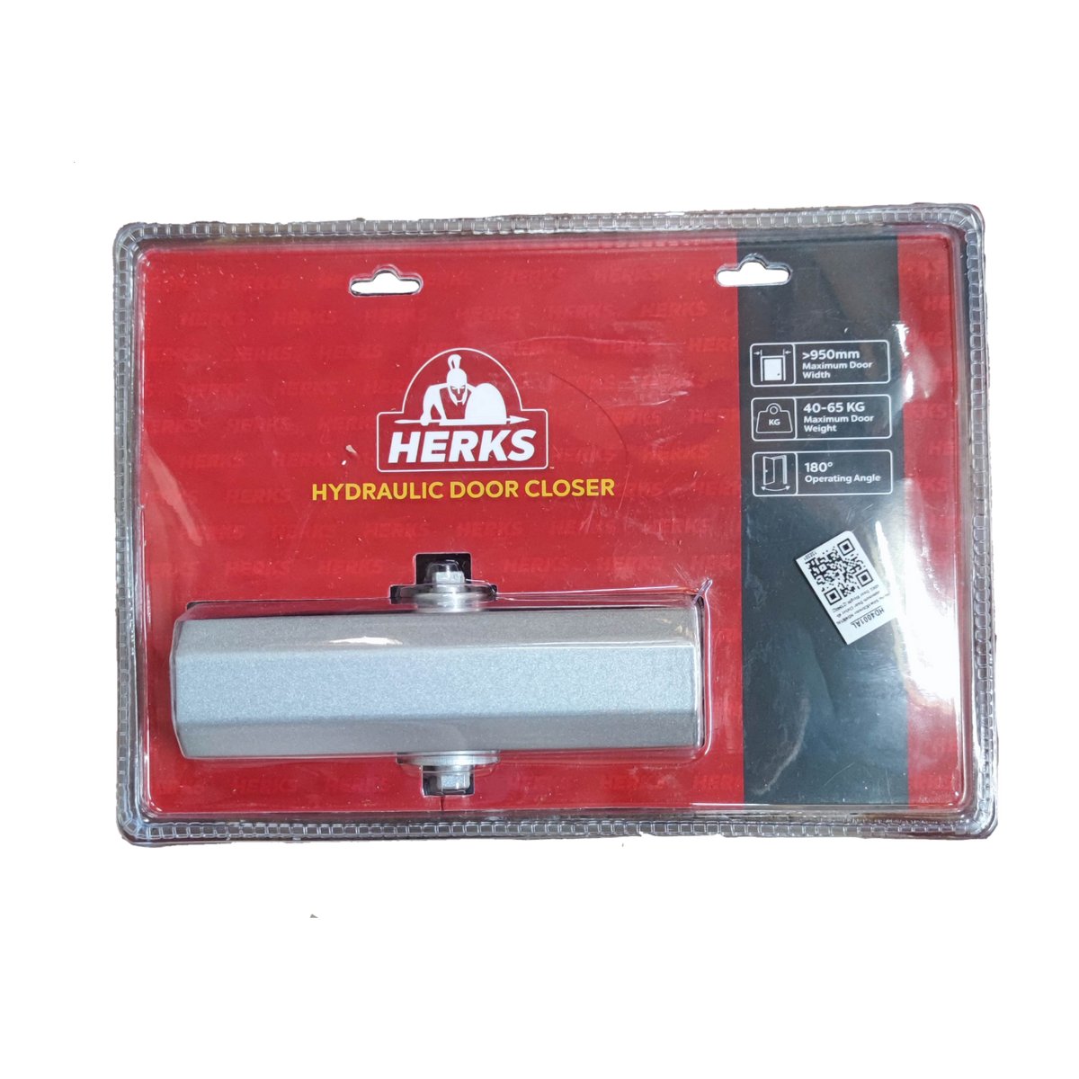 Herks Hydraulic Door Closer 40-65KG 950mm 180°
