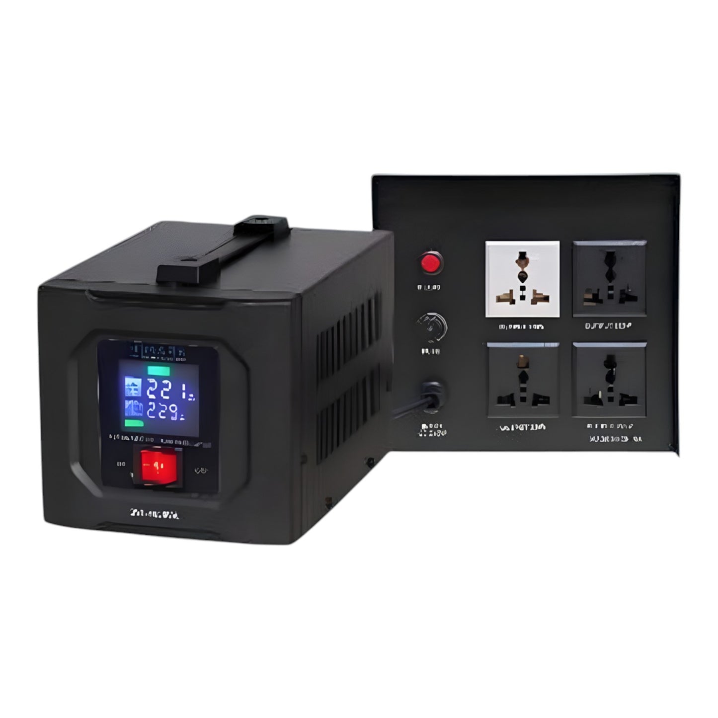 Himark 2000W AVR Low Input Voltage Series ( Pure Black) 90V-240V Input 220V and 110V Output SVL-2000 VA