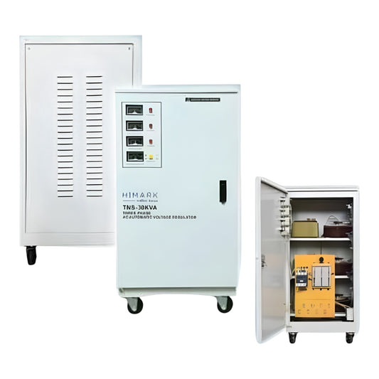 Himark 30KVA 380V AVR 3 Phase Series 1 x 176V-264V AC Input and 1 x 220V Output MCB TNS-30KVA (380V)