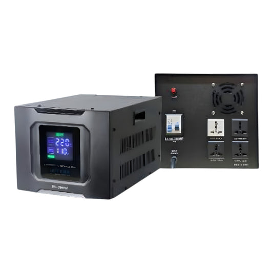 Himark 5000W AVR Low Input Voltage Series ( Pure Black) 90V-240V Input 220V and 110V Output SVL-5000 VA SL