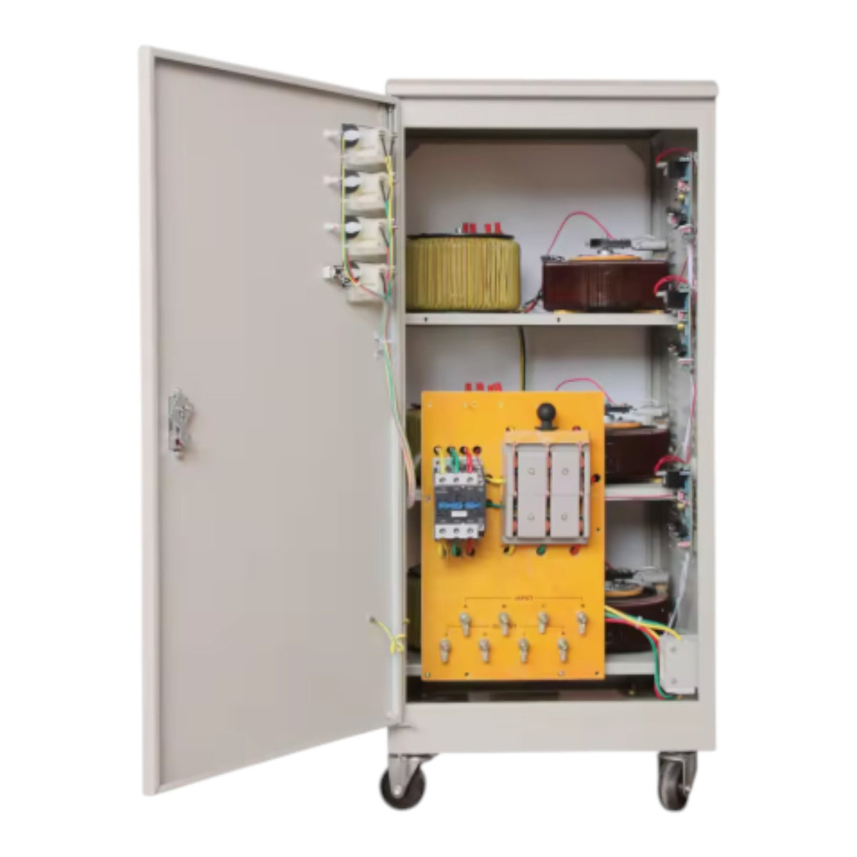 Himark 30KVA 380V AVR 3 Phase Series 1 x 176V-264V AC Input and 1 x 220V Output MCB TNS-30KVA (380V) Electx electrical Supply