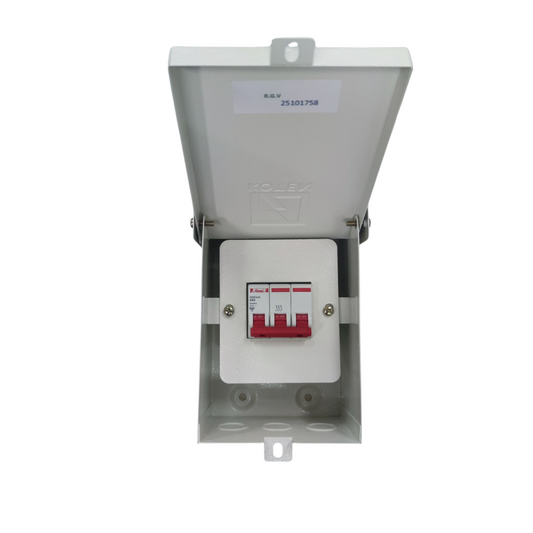 Himel 16A 3Pole 6KAIC 220V Miniature Circuit Breaker with Nema 3R Enclosure Koten K63N NEMA3RE-2P/3P+HDB3wN3PC16