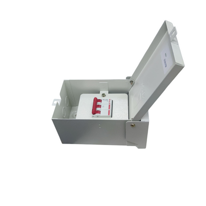 Himel 40A 3Pole 6KAIC 220V Miniature Circuit Breaker with Nema 3R Enclosure Koten K63N NEMA3RE-2P/3P+HDB3wN3PC40