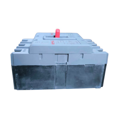 A gray and black plastic battery or power unit with a small red switch on top, shown against a plain white background.